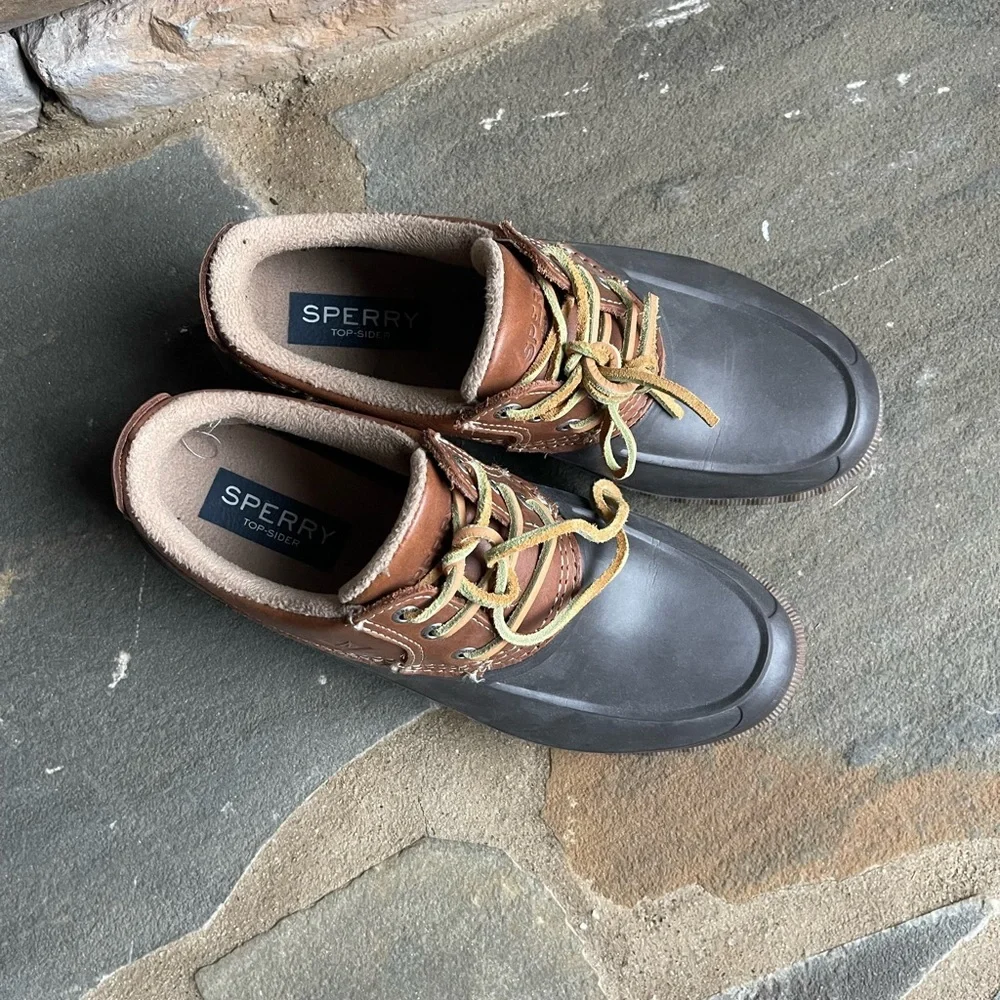 Sperry Top-Sider Men's Decoy Low Rain Boot, Tan